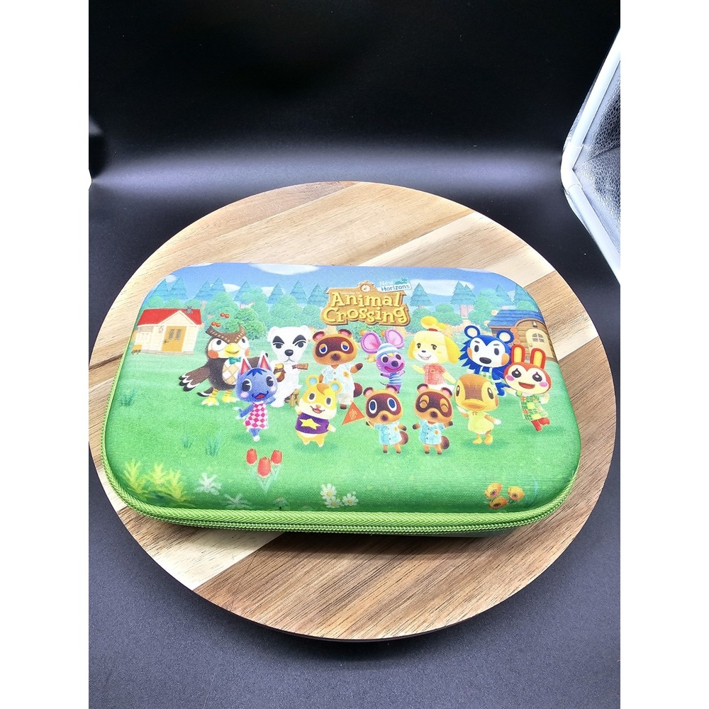 Nintendo Animal Crossing New‎ Horizons Zippered Pencil Case Storage Box...